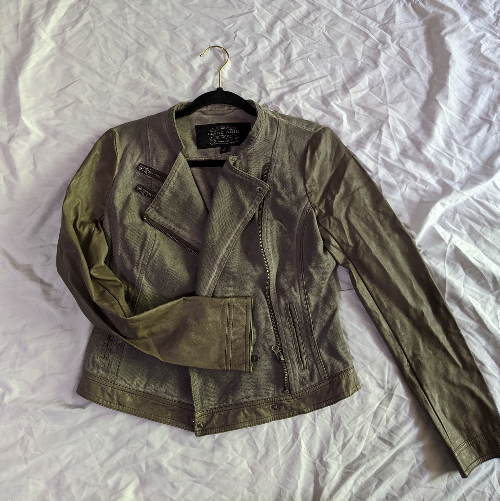 Khaki Moto jacket